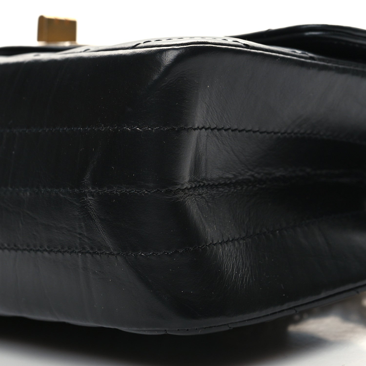 Chanel Aged Calfskin Chevron Quilted 2.55 Reissue Mini Flap Black 10 of 10