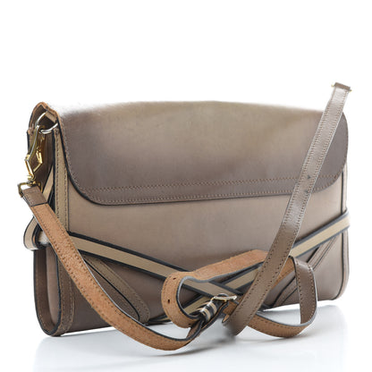 Burberry Bridle Calfskin Katherine Crossbody Clutch Brown 3 of 23