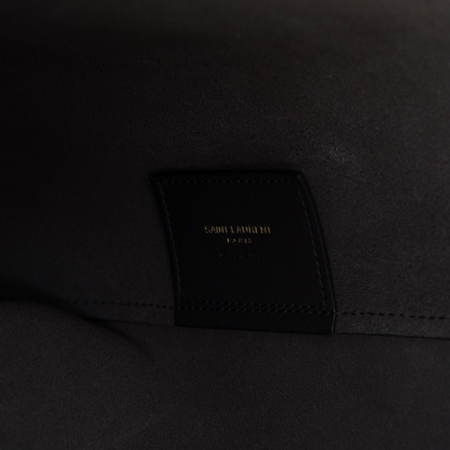 Calfskin Large Shopping Tote Dark Anthracite