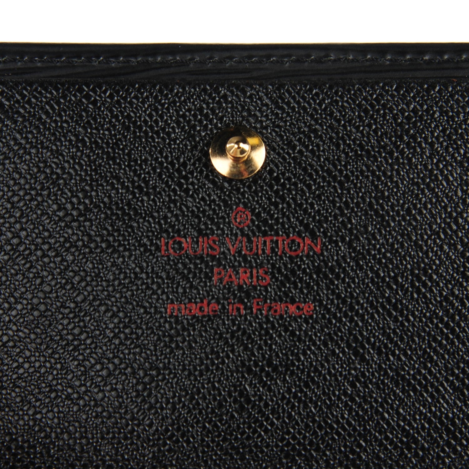 Louis Vuitton Epi Elise Wallet Black 6 of 7