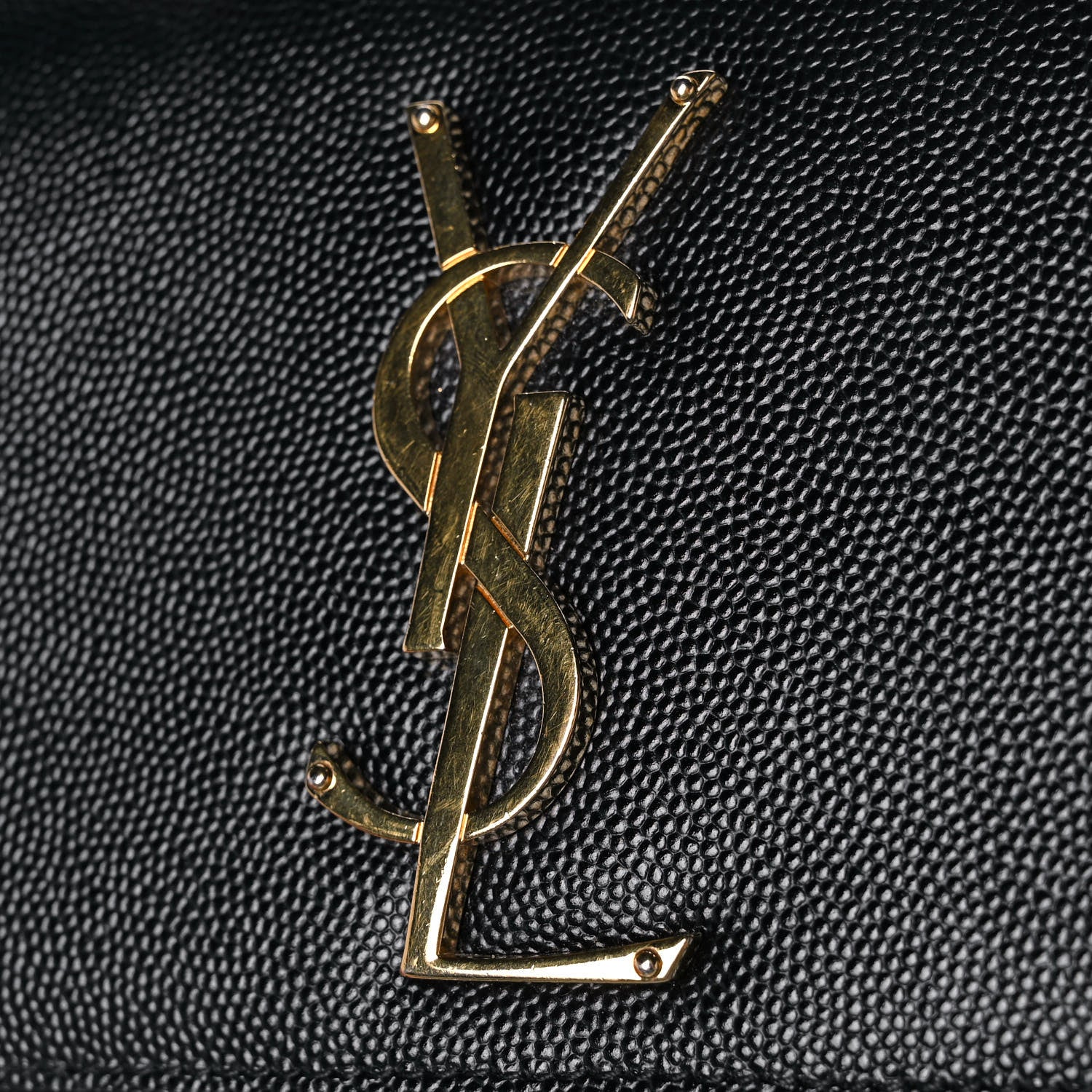 Saint Laurent Grain De Poudre Small Monogram Kate Satchel Black 12 of 12