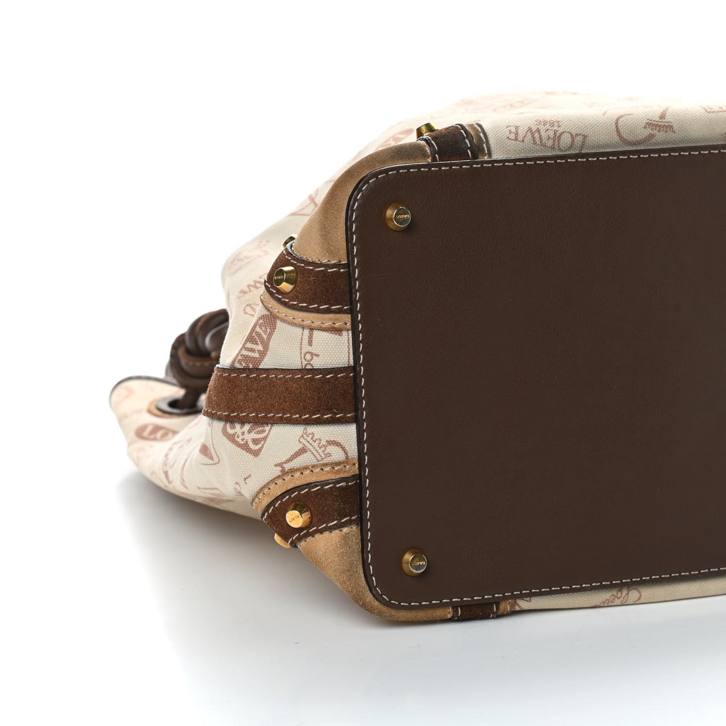 Canvas 160th Anniversary Shoulder Bag Beige