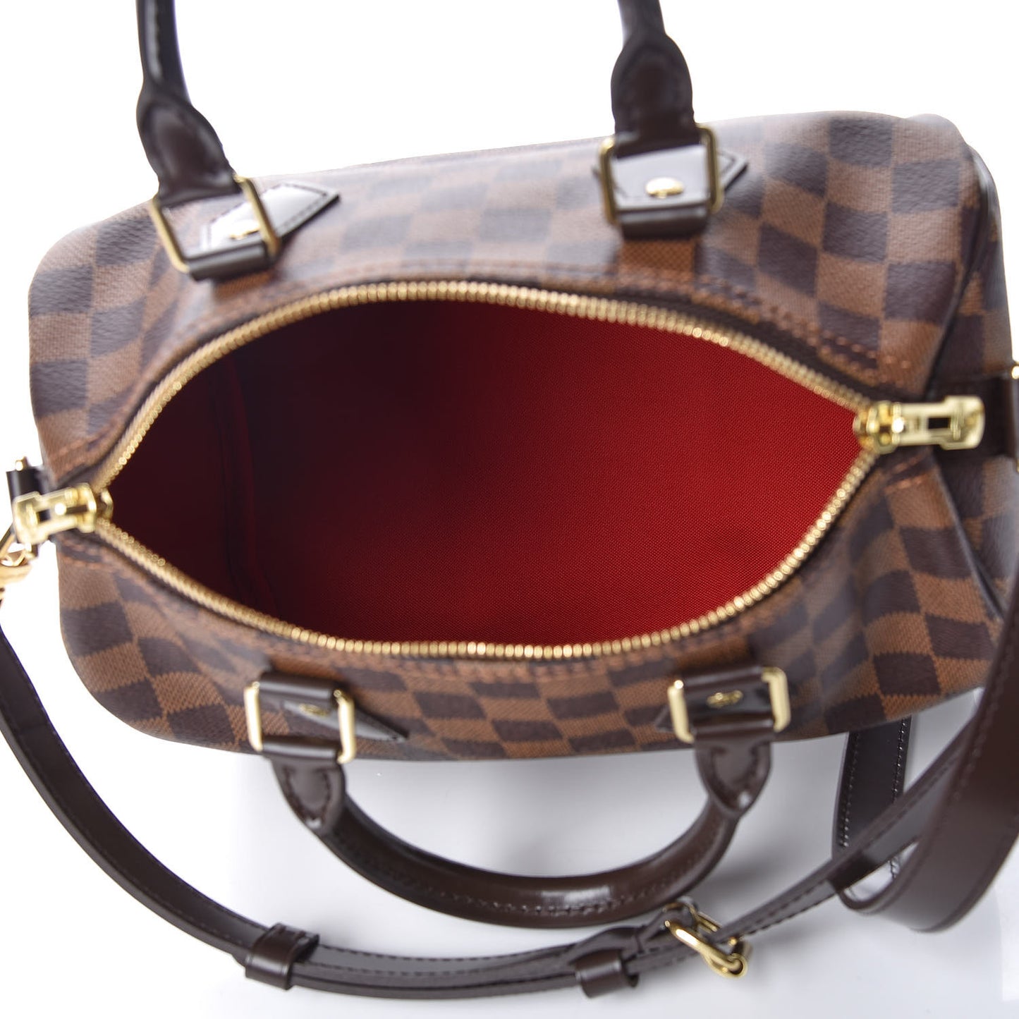 Damier Ebene Speedy Bandouliere 25