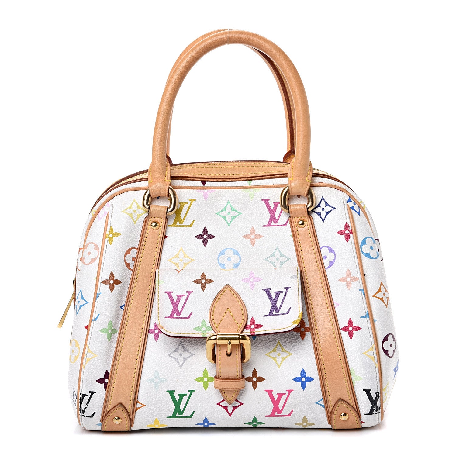 Louis Vuitton Monogram Multicolor Priscilla White 1 of 15