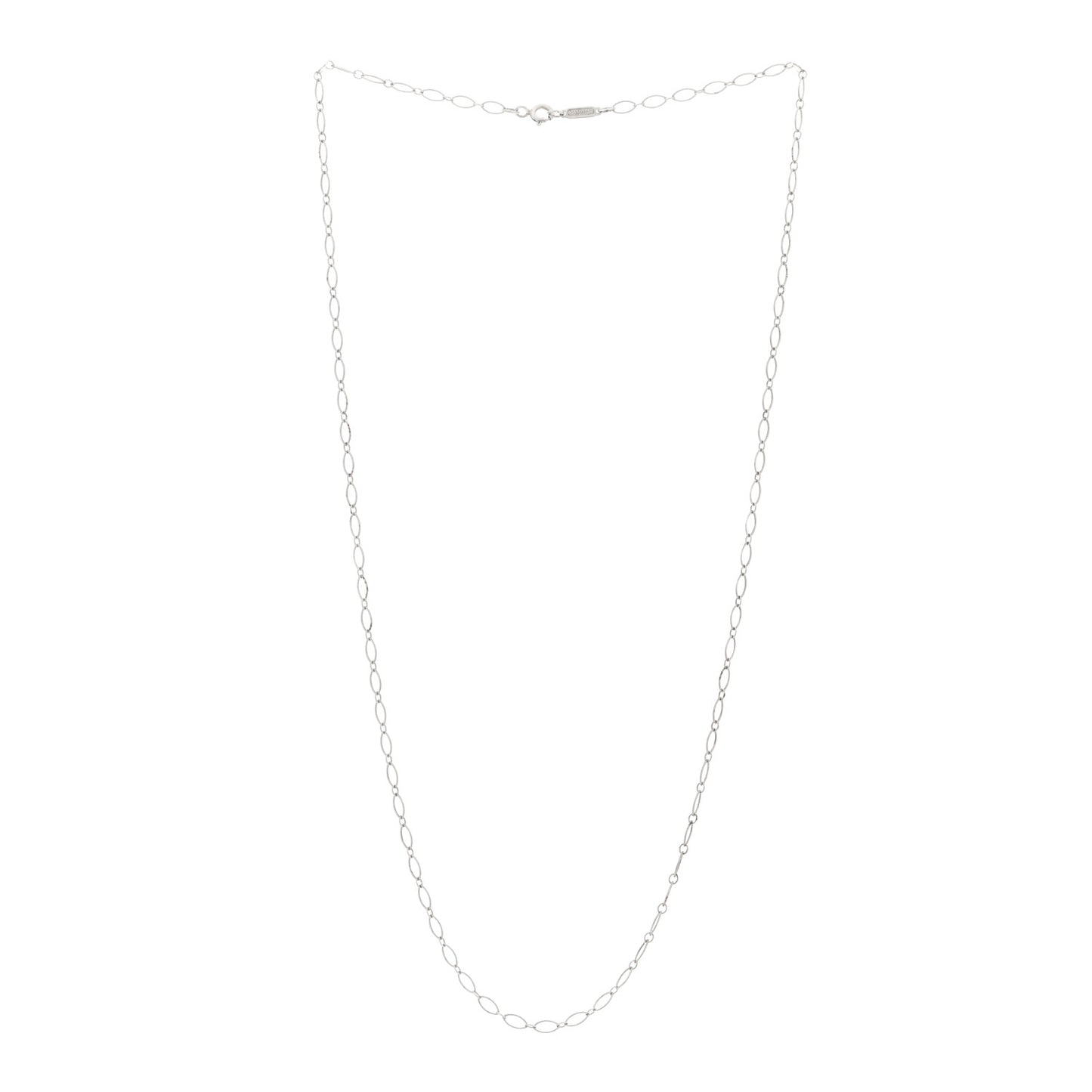 Sterling Silver Oval Link Chain Necklace