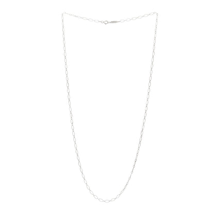 Tiffany Sterling Silver Oval Link Chain Necklace 2 of 4