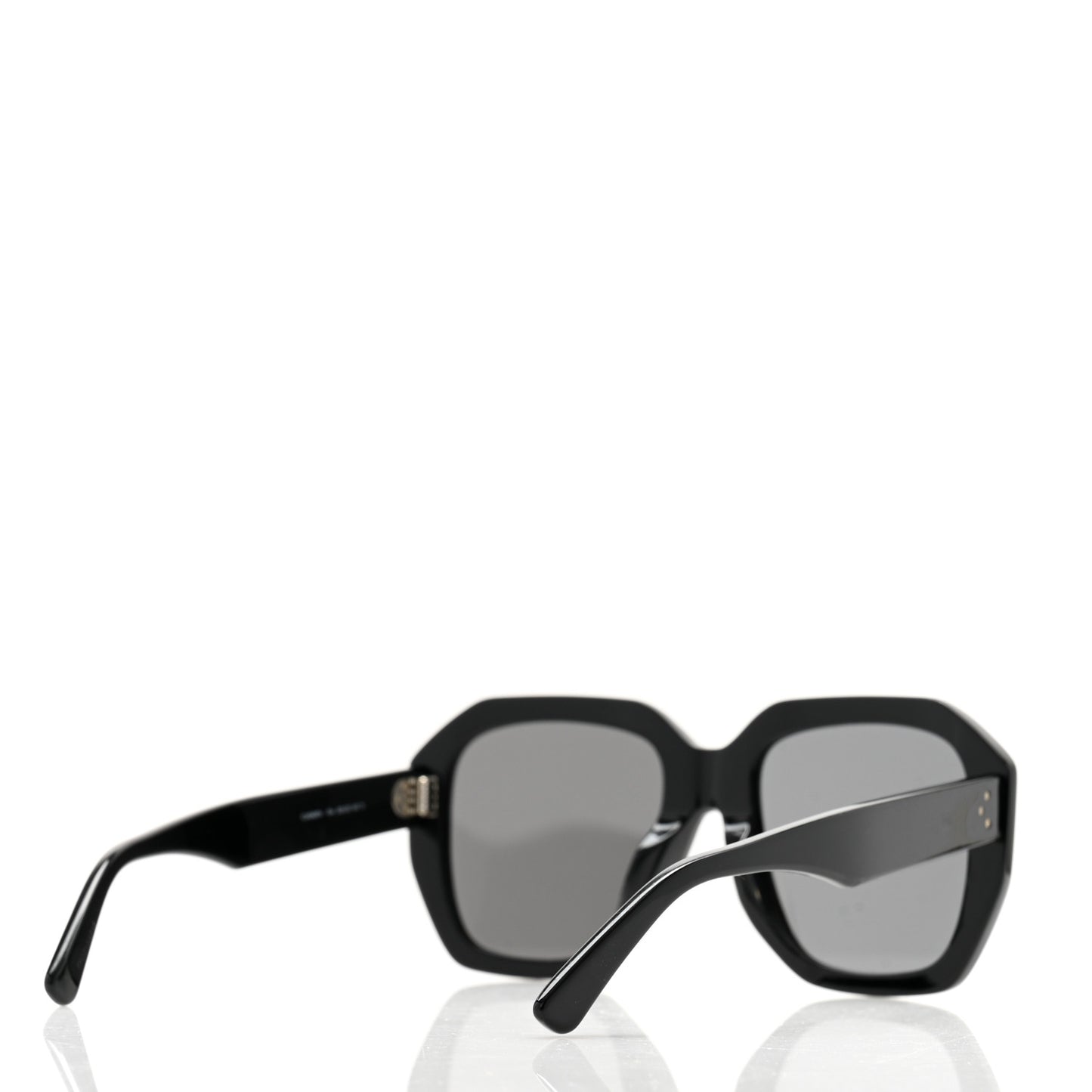 Acetate Square Sunglasses CL4045FN Black