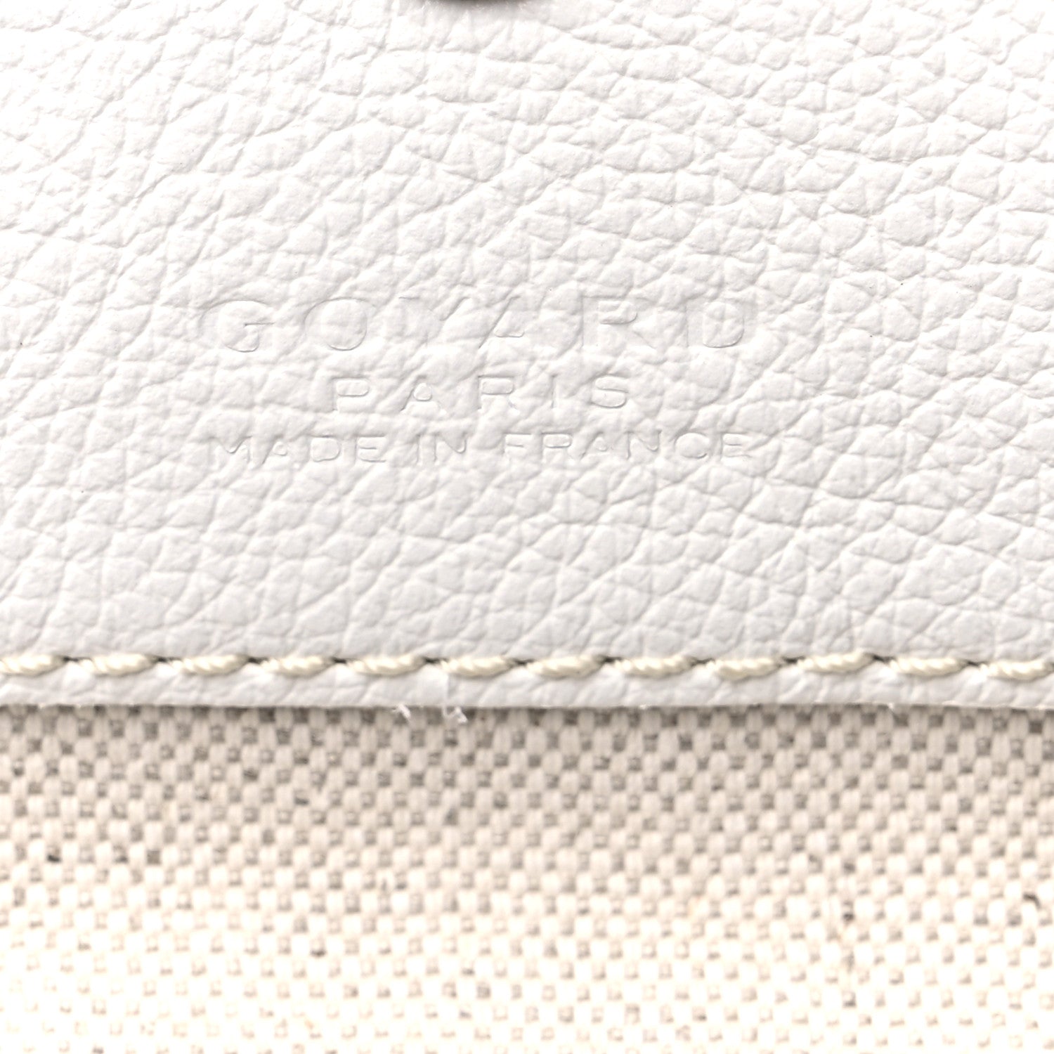 Goyard Goyardine Saint Louis GM White 7 of 9