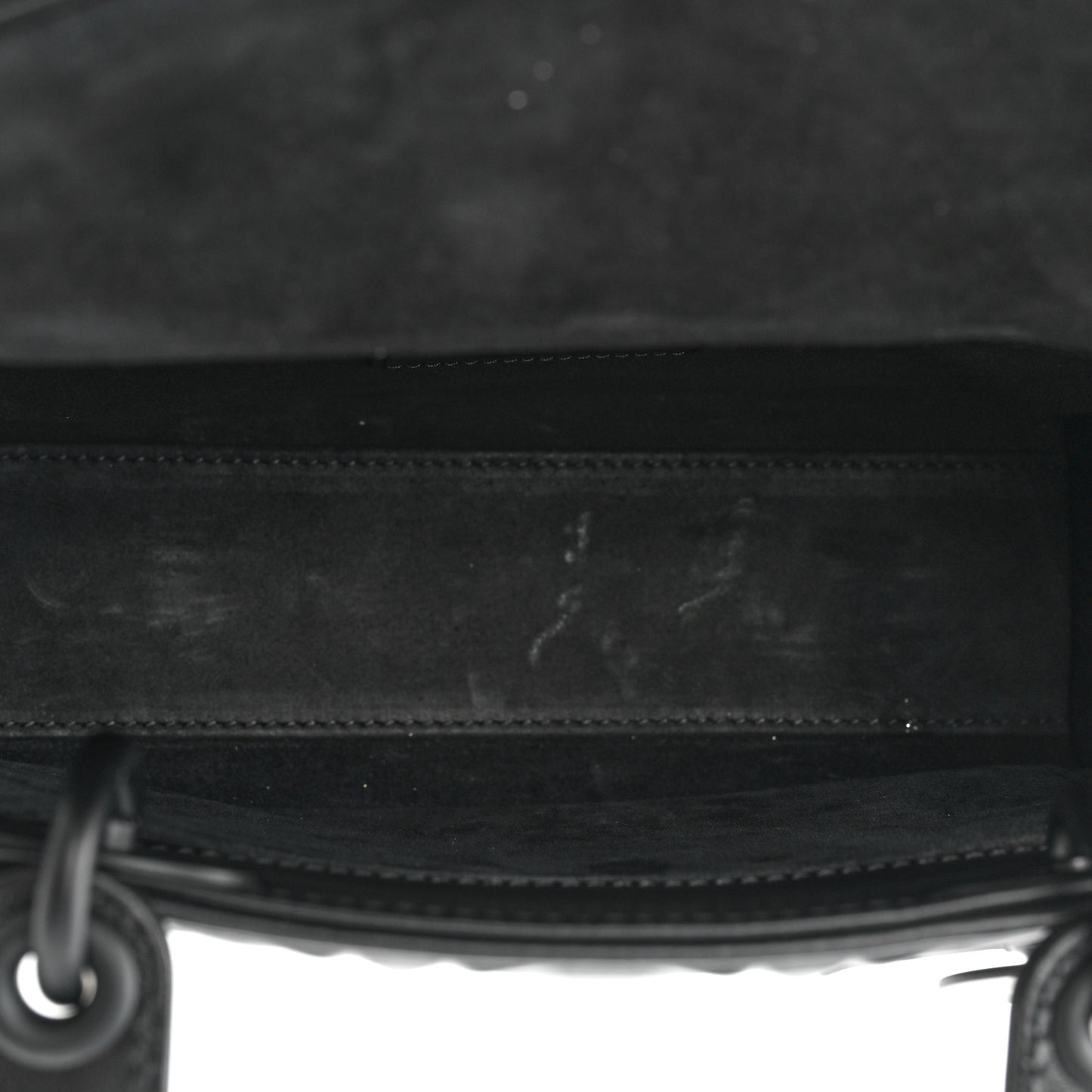 Calfskin Cannage Diamond Small My ABCDior Lady Dior Black