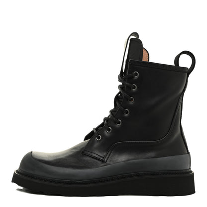 Bottega Veneta Calfskin Lace Up Martin Boots 41 Black 1 of 9