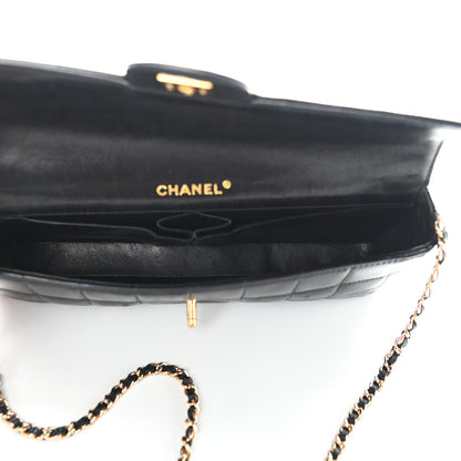 Chanel Lambskin East West Chocolate Bar Flap Black 5 of 9