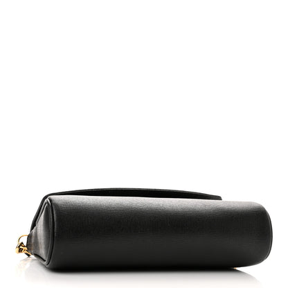 Fendi Vitello Elite Flap Crossbody Bag Black 4 of 9