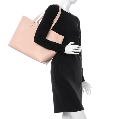 Mansur Gavriel Vegetable Tanned Calfskin Small Shopping Bag Rosa 2 of 10