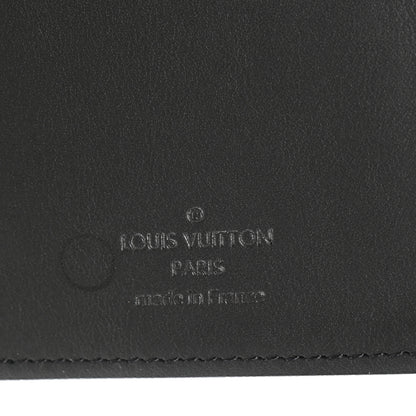 Louis Vuitton Calfskin Monogram Shadow Brazza Wallet Black 6 of 8
