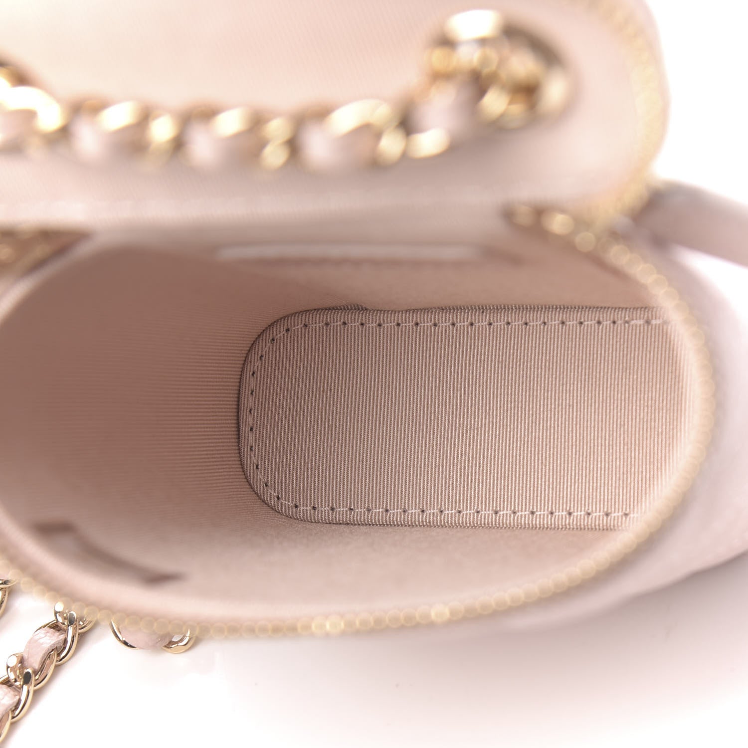 Chanel Caviar Quilted Small Vertical Coco Beauty Vanity Case With Chain Light Pink 6 of 11