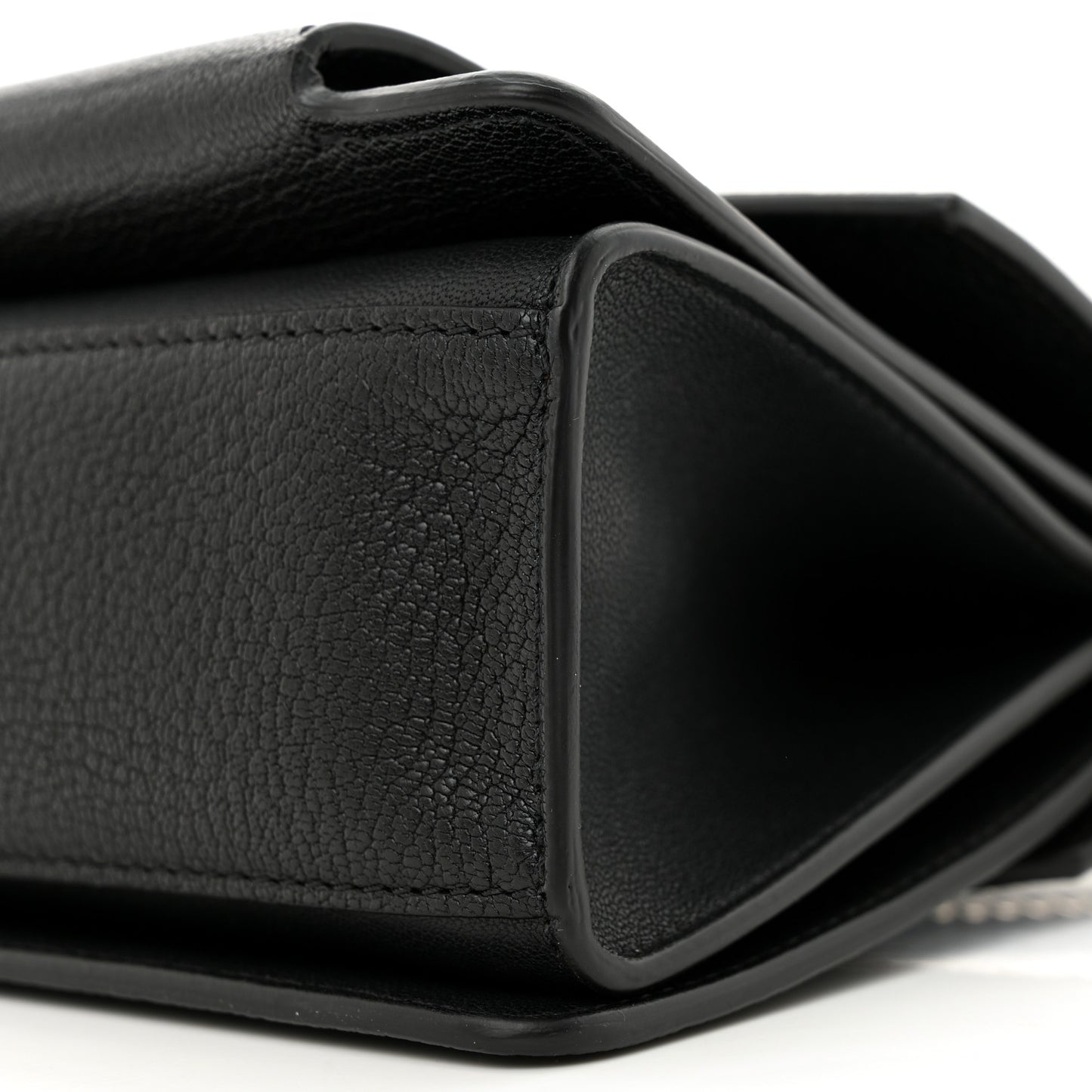 Goatskin Small GV3 Shoulder Bag Black