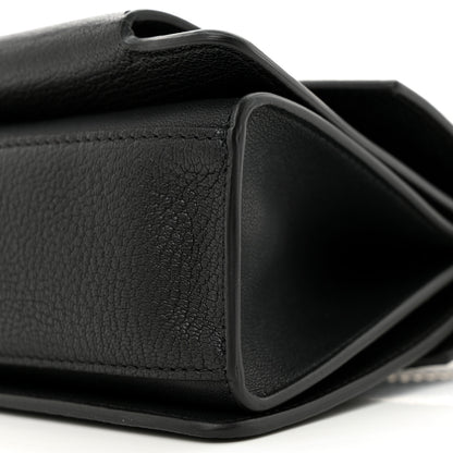 Givenchy Goatskin Small GV3 Shoulder Bag Black 9 of 10