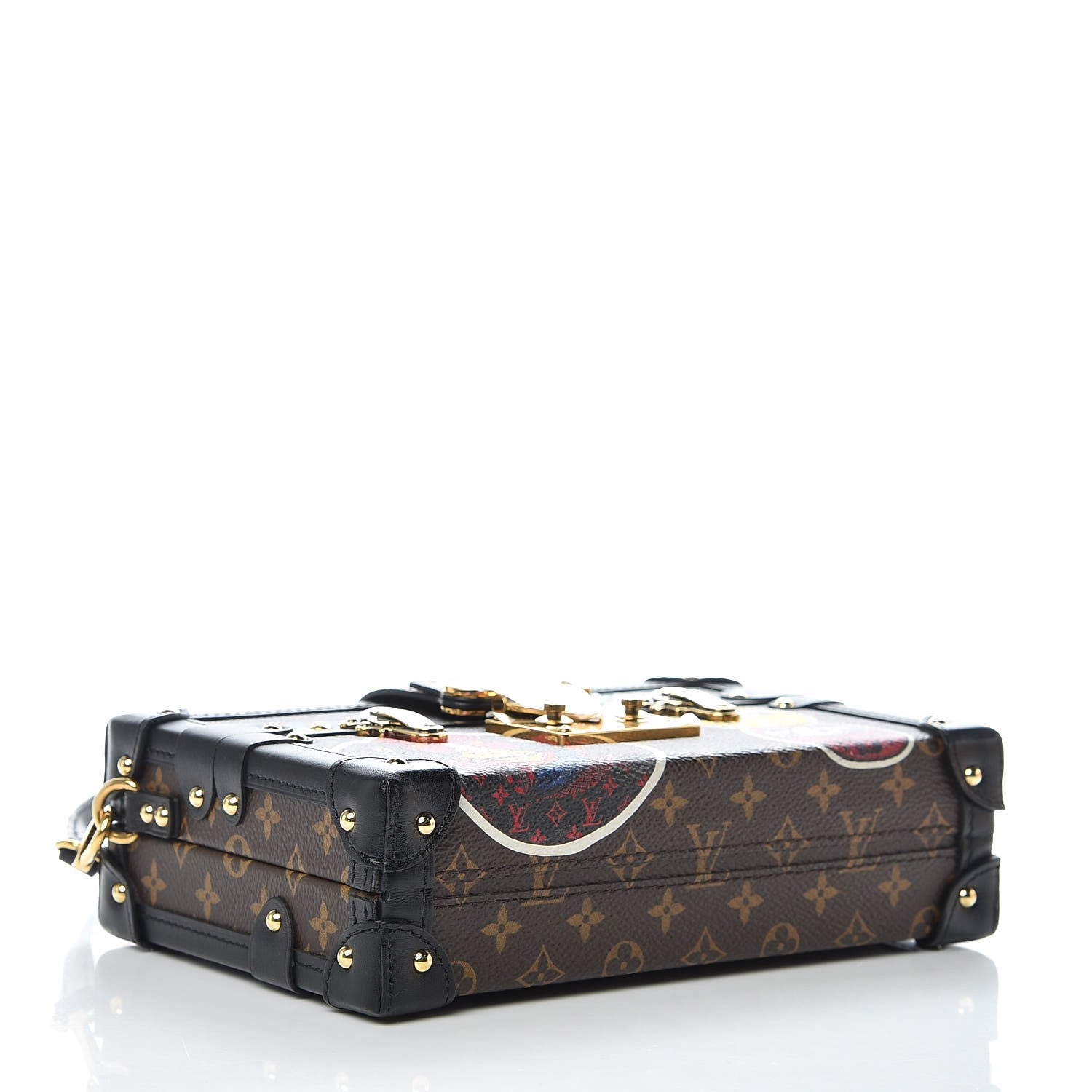 Louis Vuitton Monogram Kabuki Petite Malle Black 4 of 11