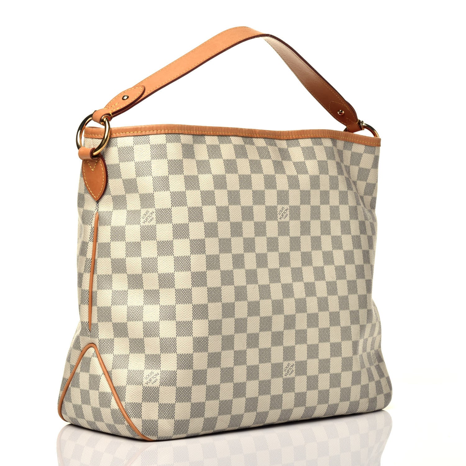 Louis Vuitton Damier Azur Delightful MM Pink 3 of 10