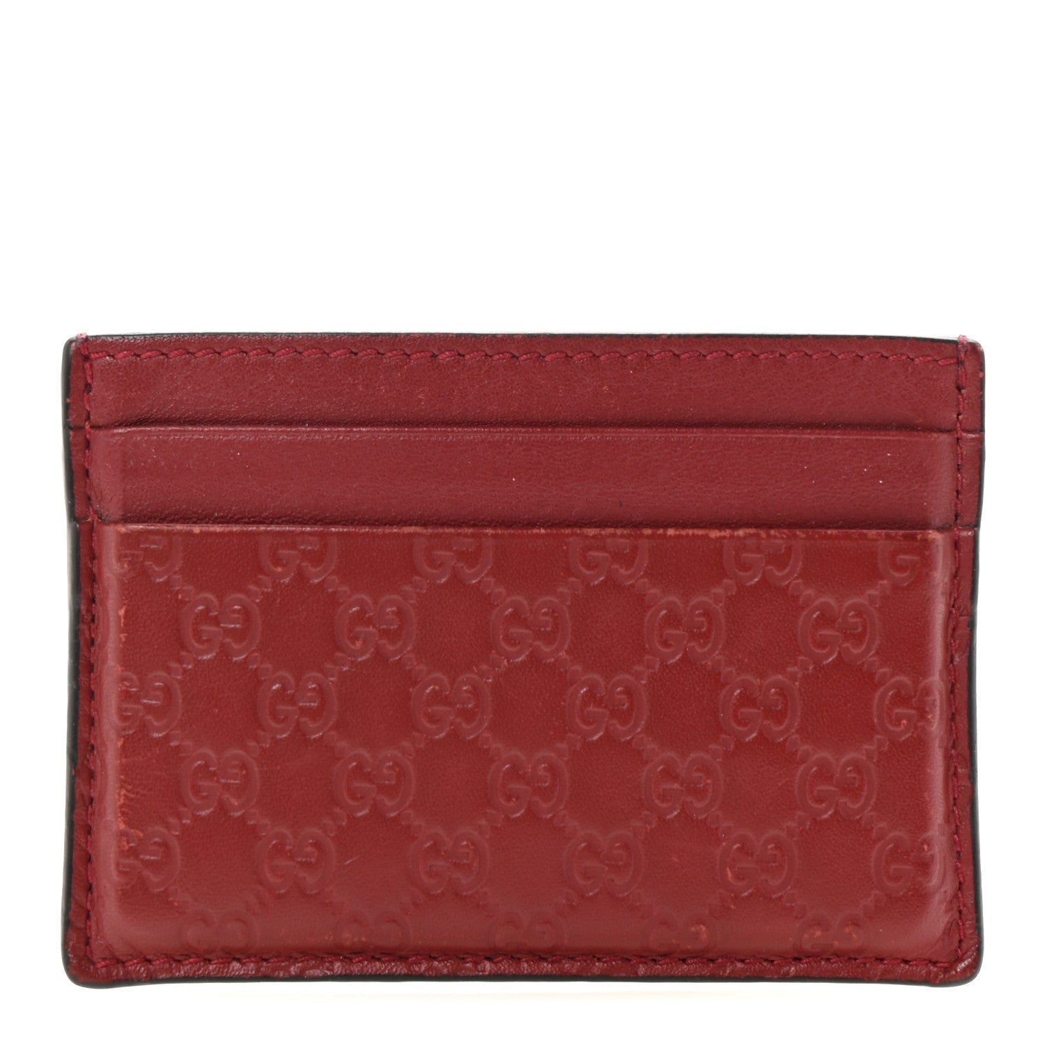 Gucci Microguccissima Card Holder Red 1 of 6
