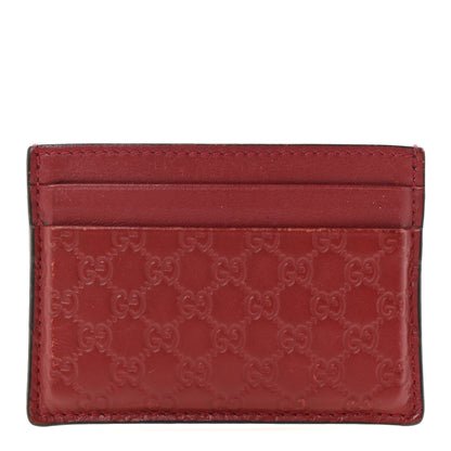 Gucci Microguccissima Card Holder Red 1 of 6
