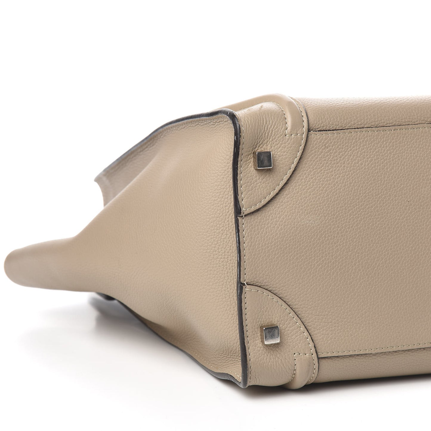 Drummed Calfskin Mini Luggage Dune