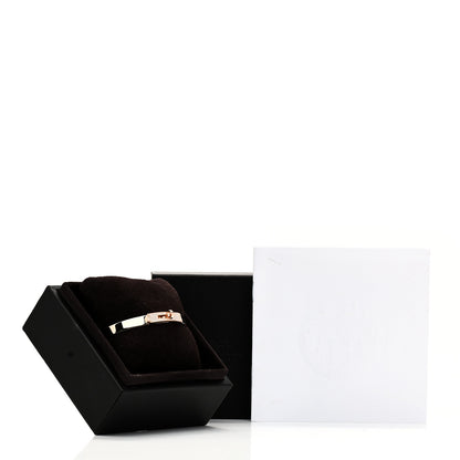 Hermes 18K Rose Gold Diamond PM Kelly Pave Bracelet SH 5 of 5