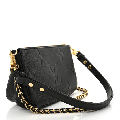 Louis Vuitton Empreinte Monogram Giant Multi Pochette Accessories Black 3 of 11