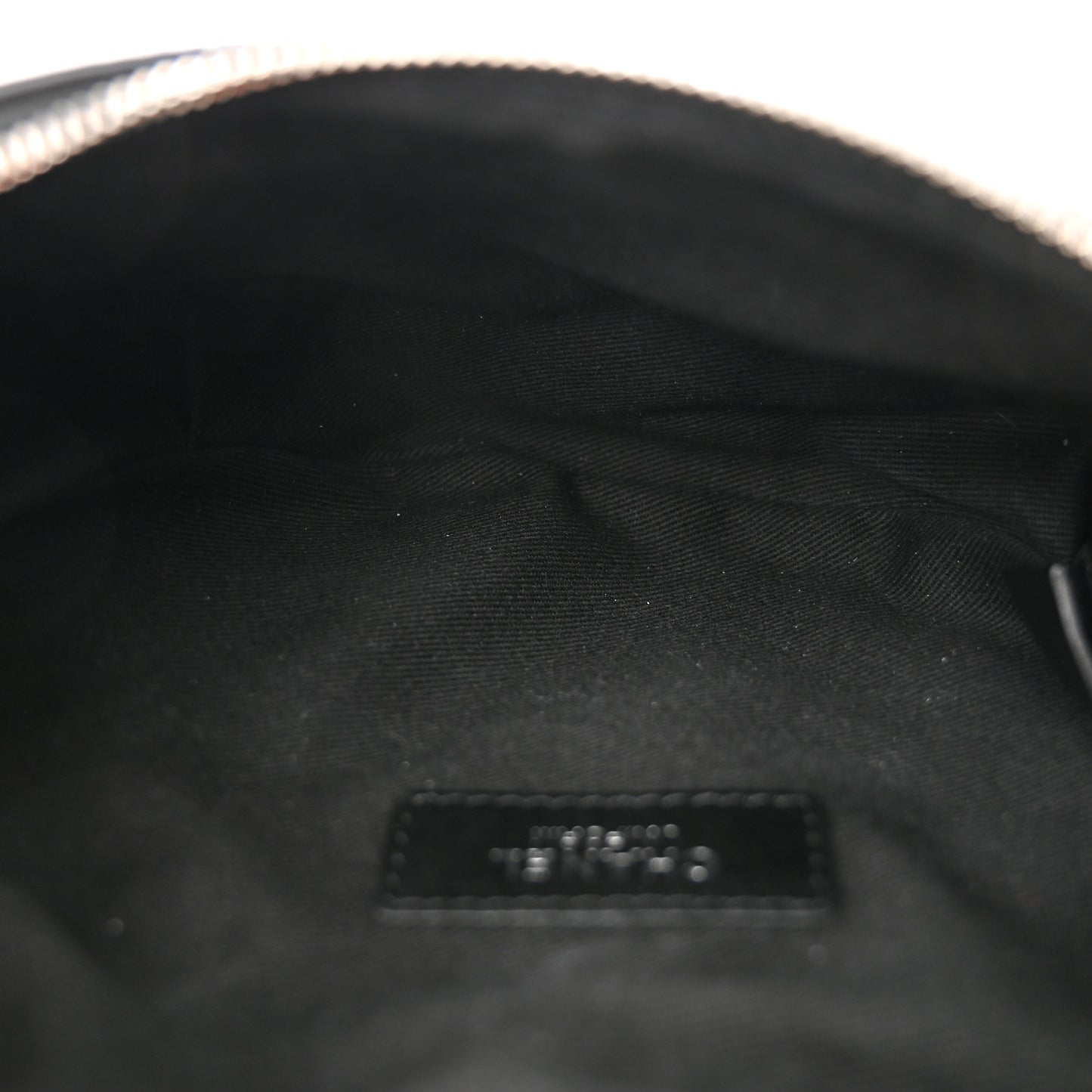 Calfskin Quilted Waist Belt Bag Black