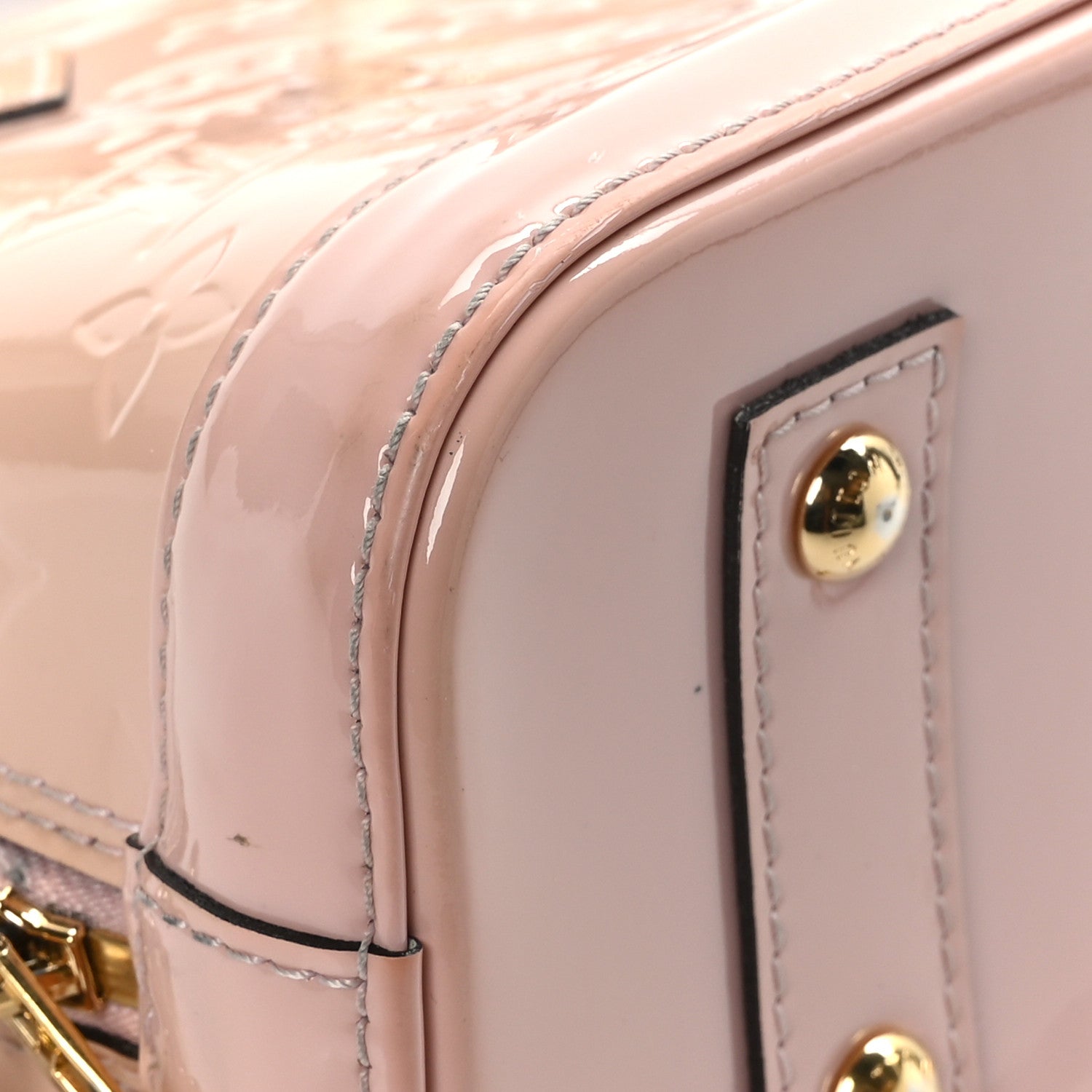Louis Vuitton Vernis Alma BB Rose Florentin 7 of 11