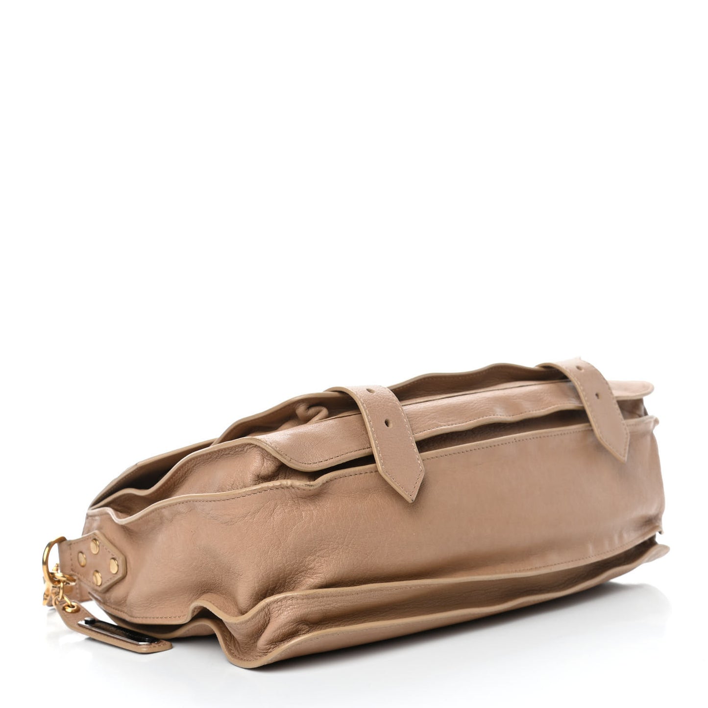 Lambskin PS1 Medium Satchel Stone