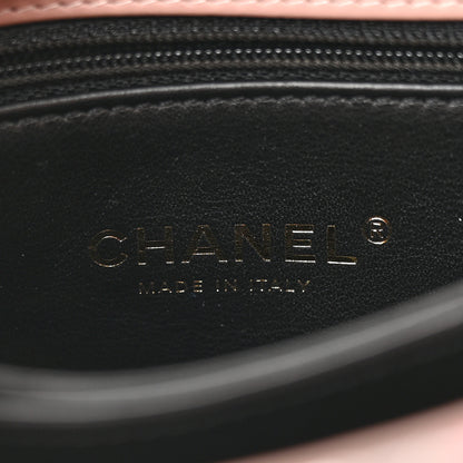 Chanel Calfskin Quilted Lily Floral Mini Coco Handle Flap Beige Black White Red 6 of 11