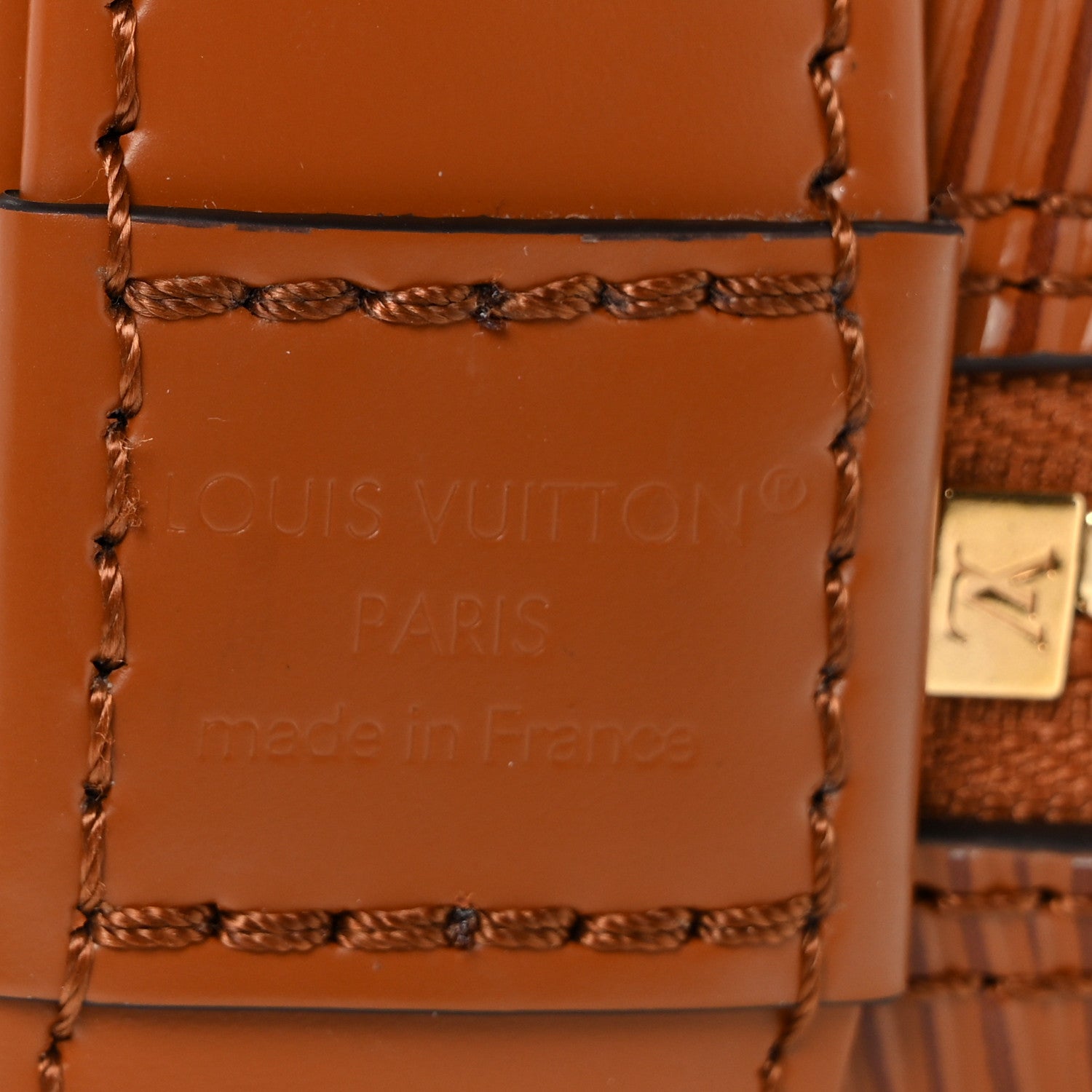 Louis Vuitton Epi Alma BB Tan 6 of 9