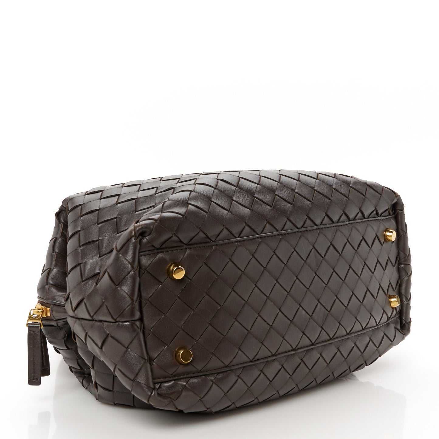 Nappa Intrecciato Bauletto Fondant