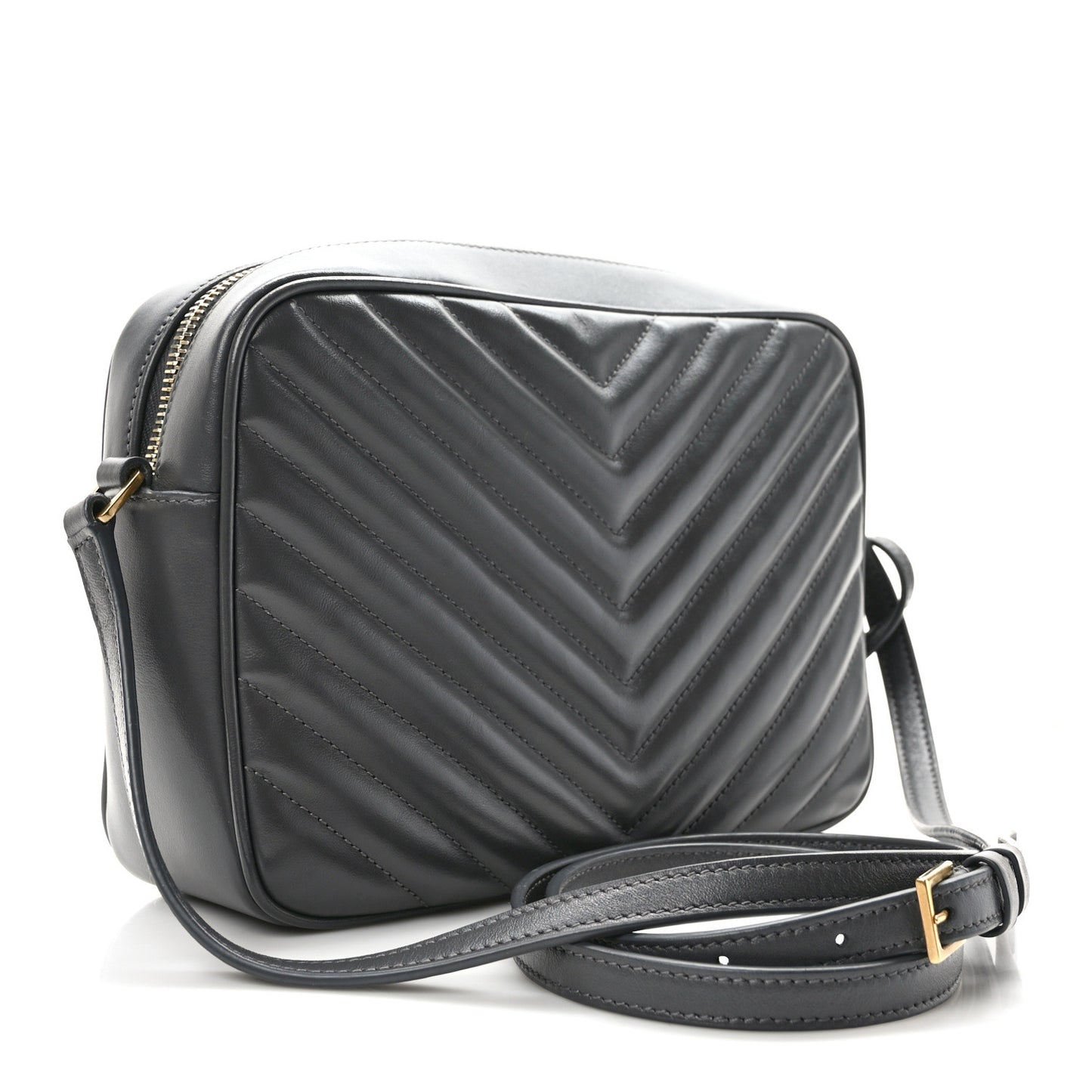 Calfskin Matelasse Monogram Lou Camera Bag Storm