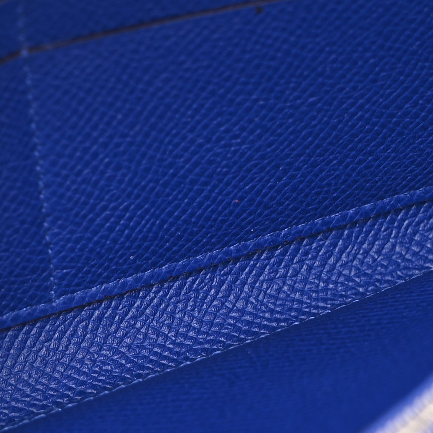 Epsom Kelly Longue Wallet Bleu Electrique