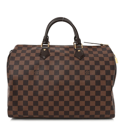 Louis Vuitton Damier Ebene Speedy 35 1 of 10
