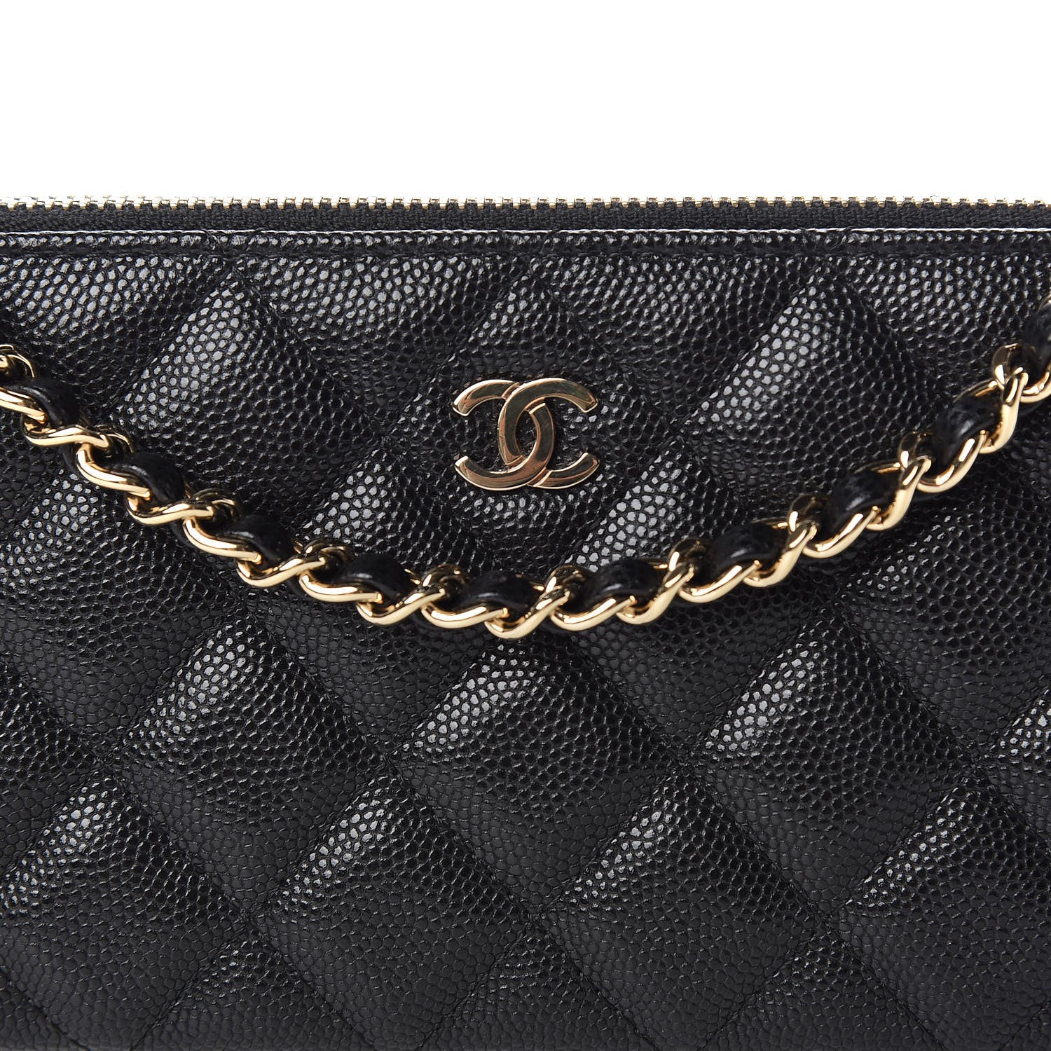 Chanel Caviar Quilted Small Clutch With Chain Black 12 of 12
