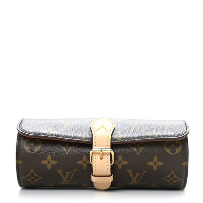 Louis Vuitton Monogram 3 Watch Travel Case 1 of 9
