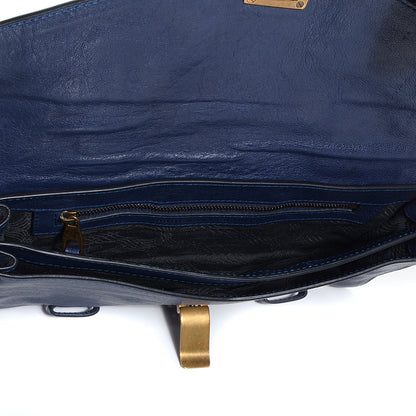 Proenza Schouler Lux Leather PS1 Pochette Clutch Midnight 5 of 10