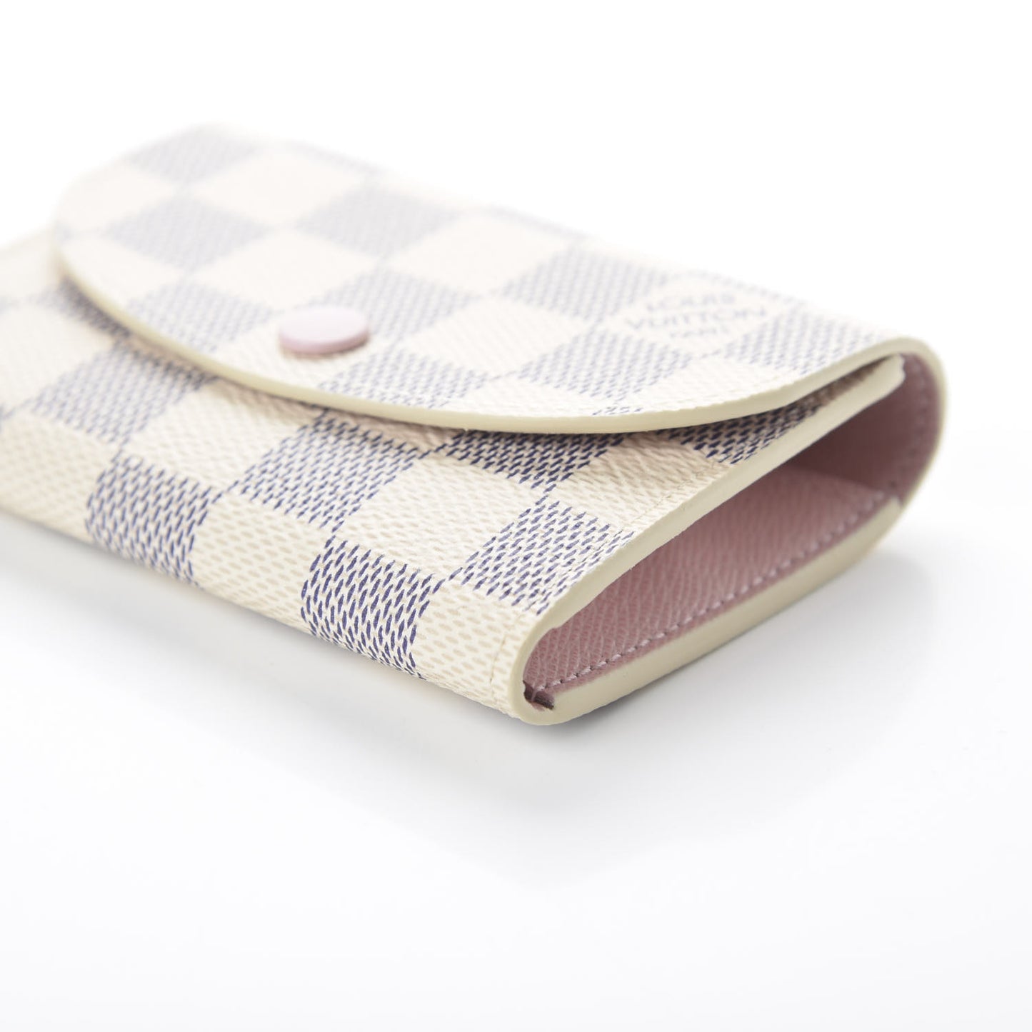 Damier Azur Rosalie Coin Purse Rose Ballerine