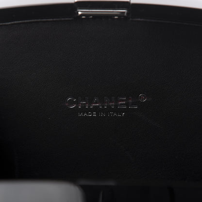 Chanel Plexiglass Compact Box Clutch Black 8 of 9