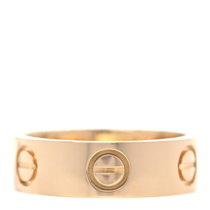 Cartier 18K Yellow Gold 5.5mm LOVE Ring 50 5.25 1 of 5