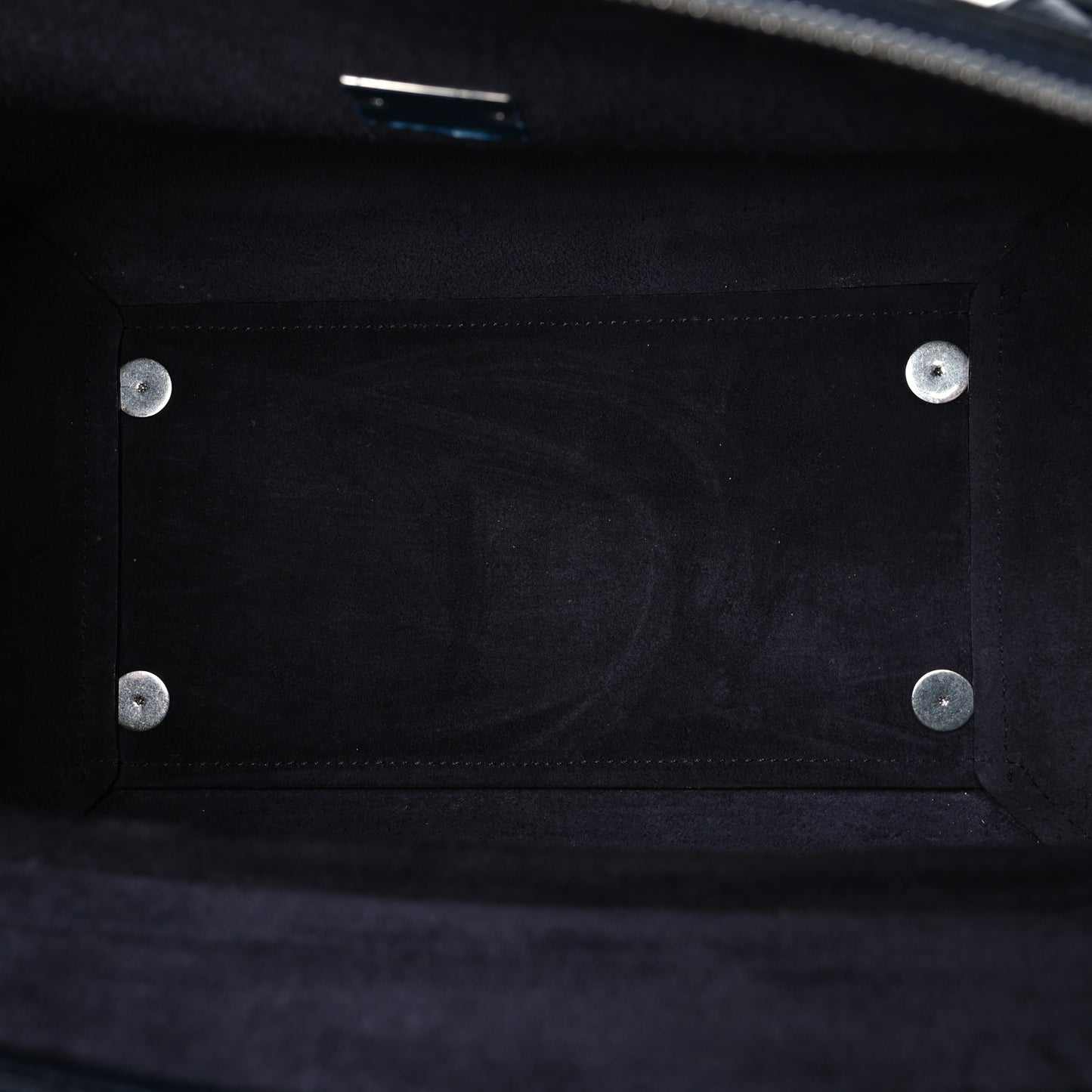 Grained Calfskin Mini Belt Bag Navy