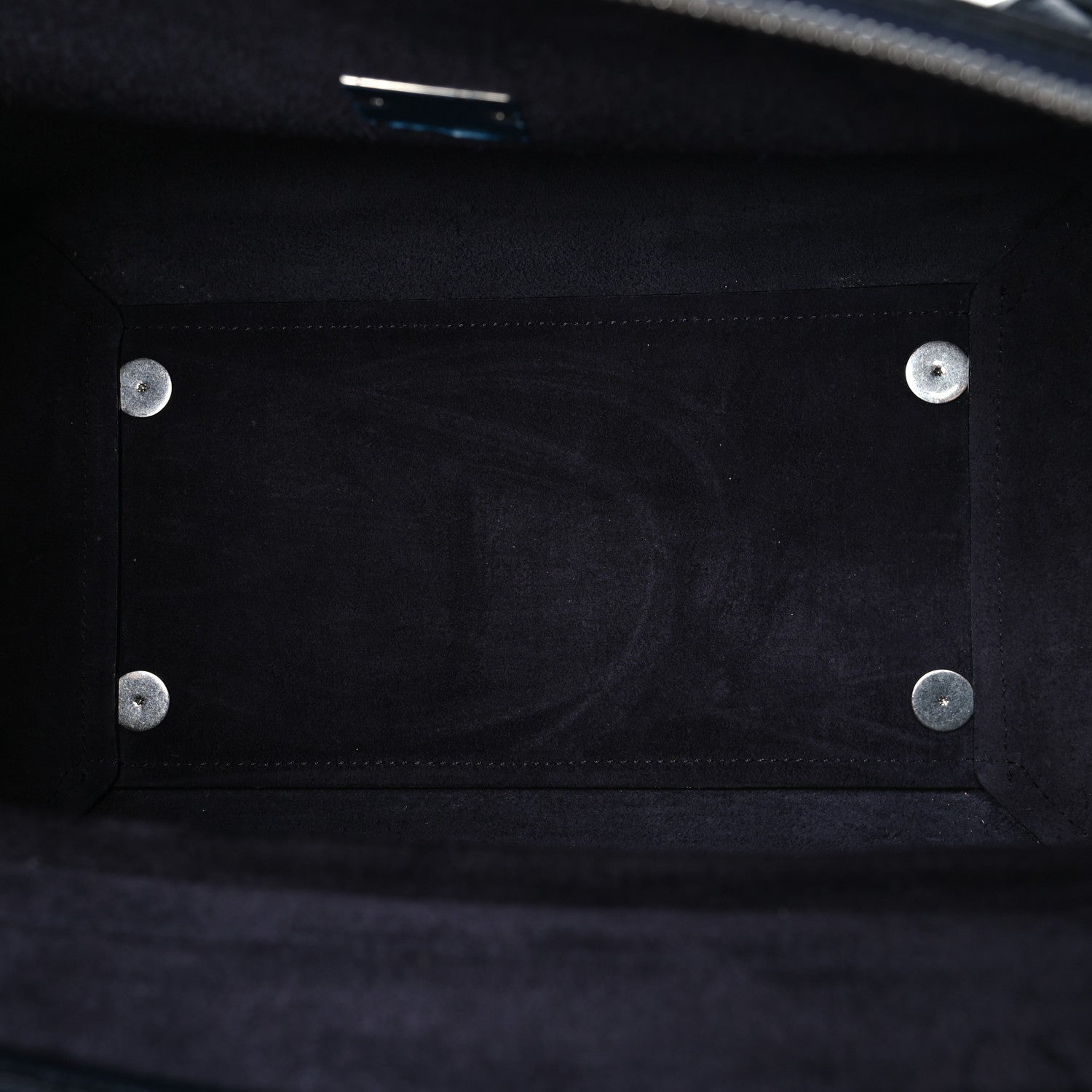 Celine Grained Calfskin Mini Belt Bag Navy 5 of 12