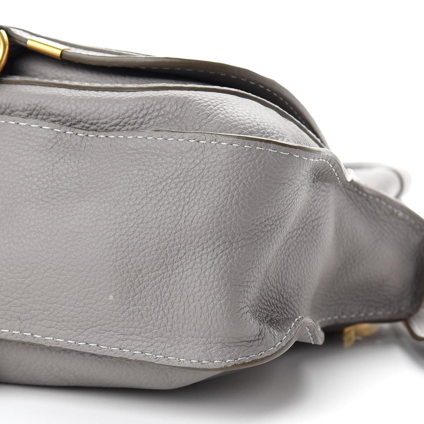 Calfskin Small Marcie Satchel Cashmere Grey
