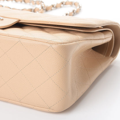 Chanel Caviar Quilted Jumbo Double Flap Beige Clair 10 of 13