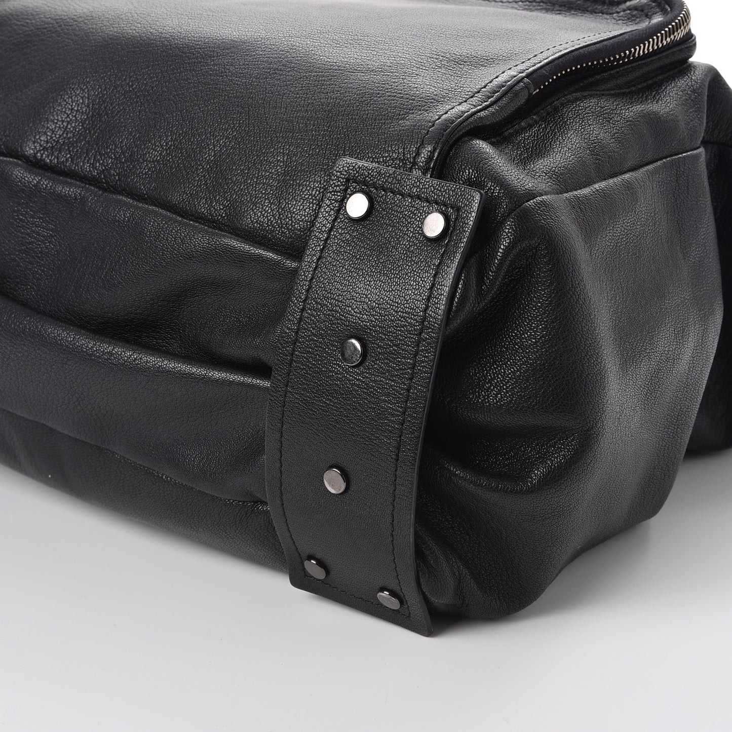 Goatskin Shoulder Bag Black