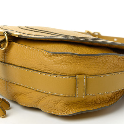 Chloe Calfskin Medium Marcie Round Crossbody Bag Curry Yellow 7 of 13