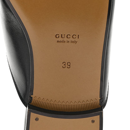 Gucci Calfskin Womens Princetown Slippers 39 Black 7 of 10